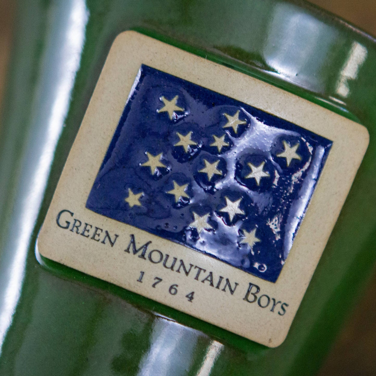 Green Mountain Boys Stoneware Mug ~ USA Made