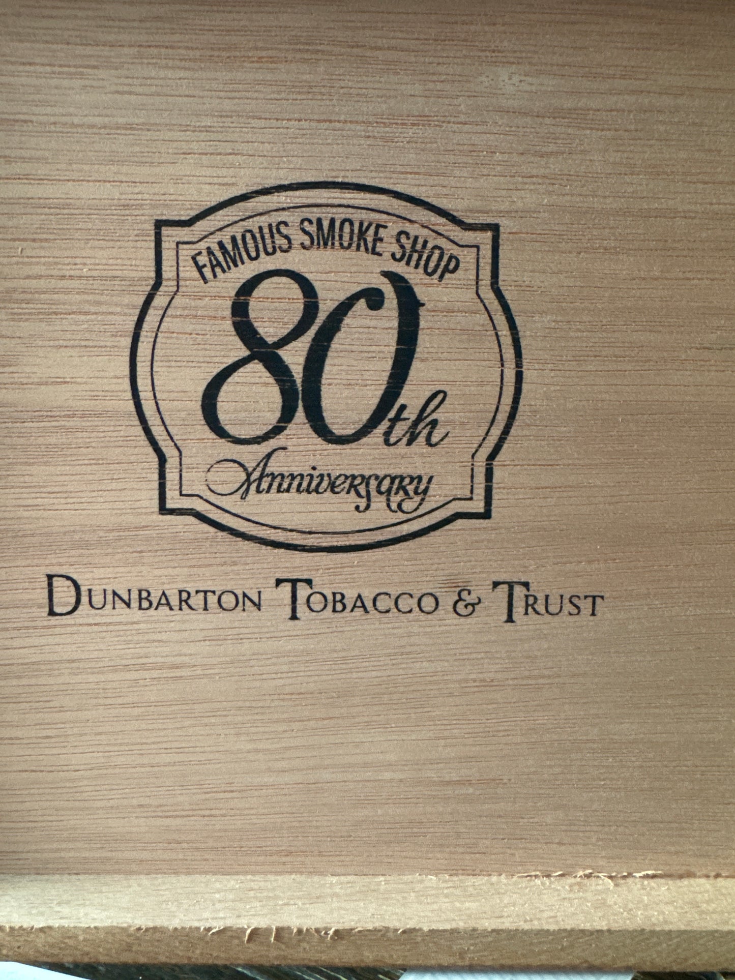 Dunbarton Tobacco & Trust Famous Smoke Shop 80th Anniversary (Single Cigars)