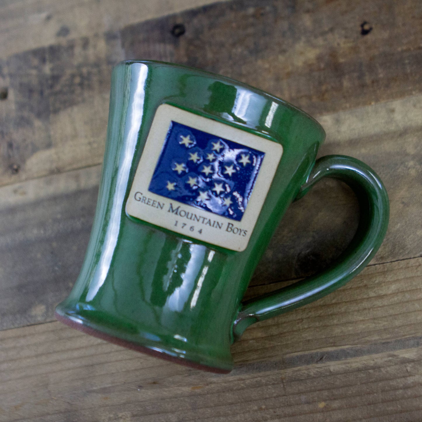 Green Mountain Boys Stoneware Mug ~ USA Made